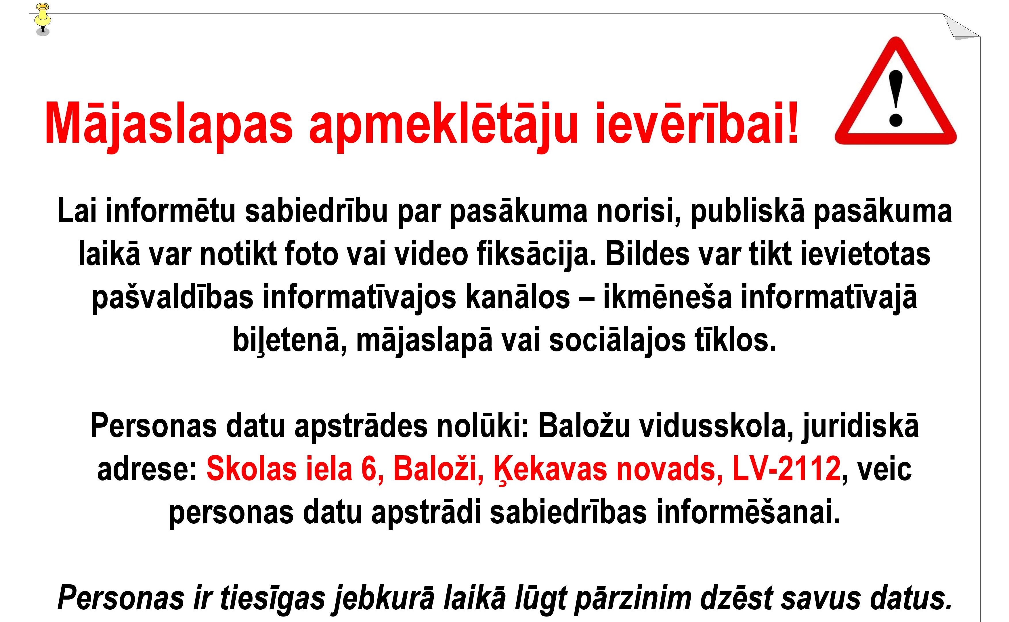 Uzmanību!