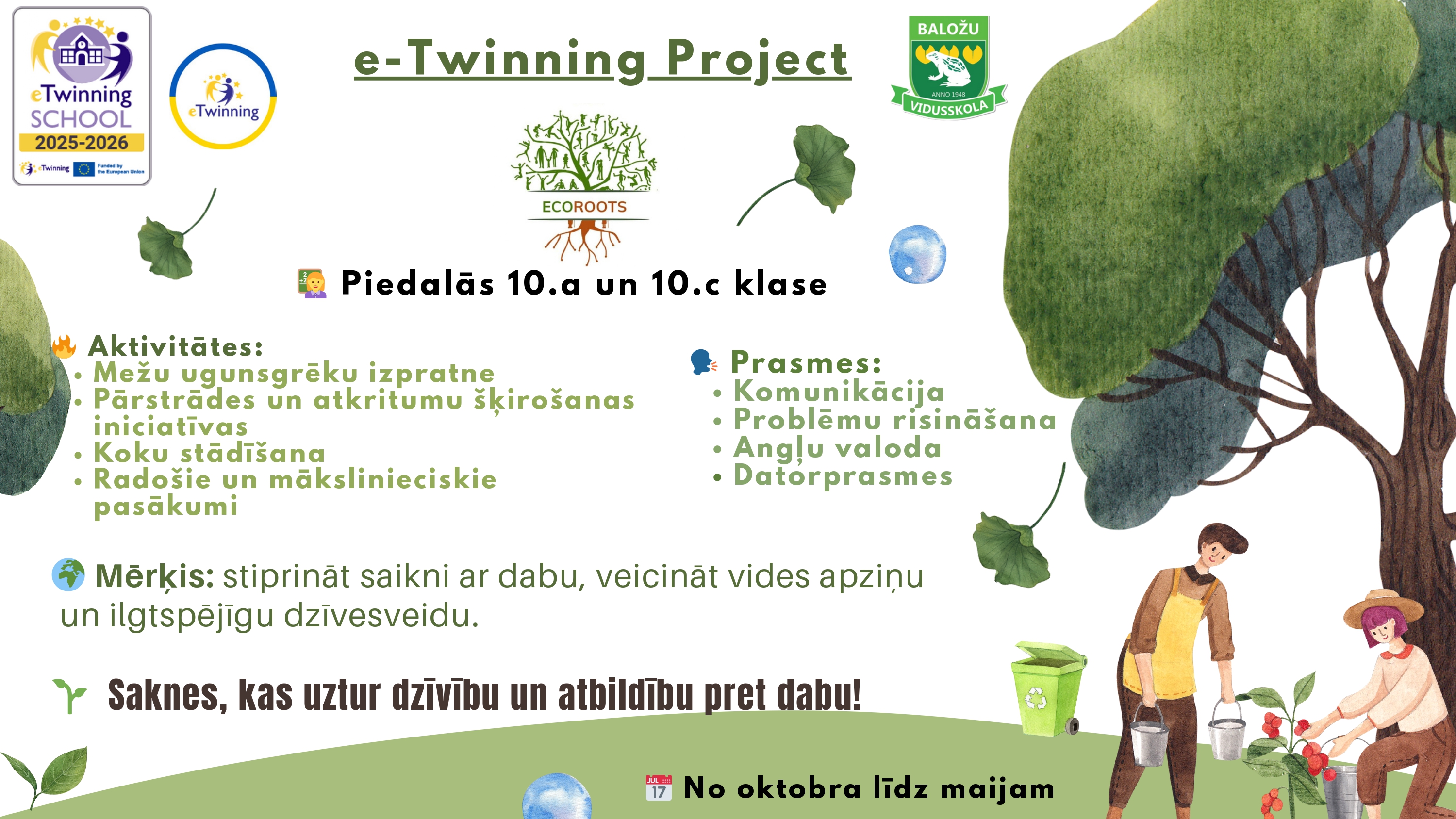 Projekts “EcoRoots”