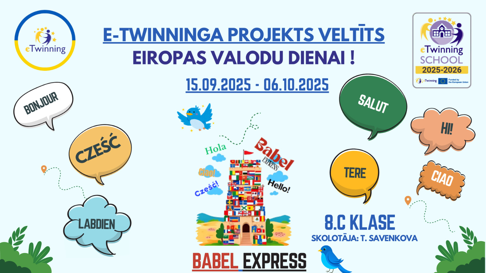 Starptautiskais eTwinning projekts