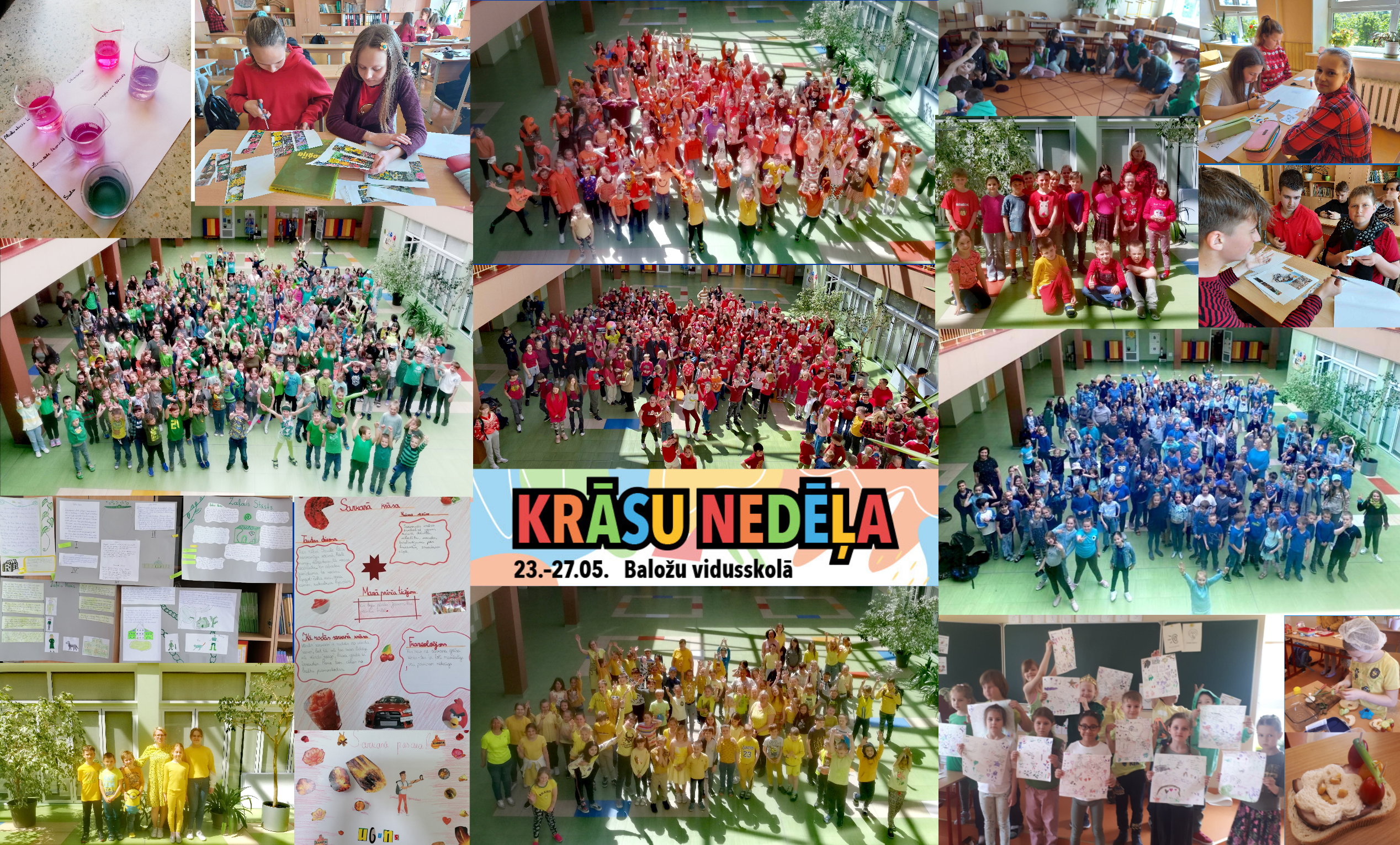 Krāsu nedēļa Baložu vidusskolā