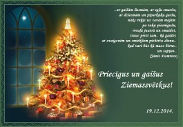 Priecīgus Ziemassvētkus!
