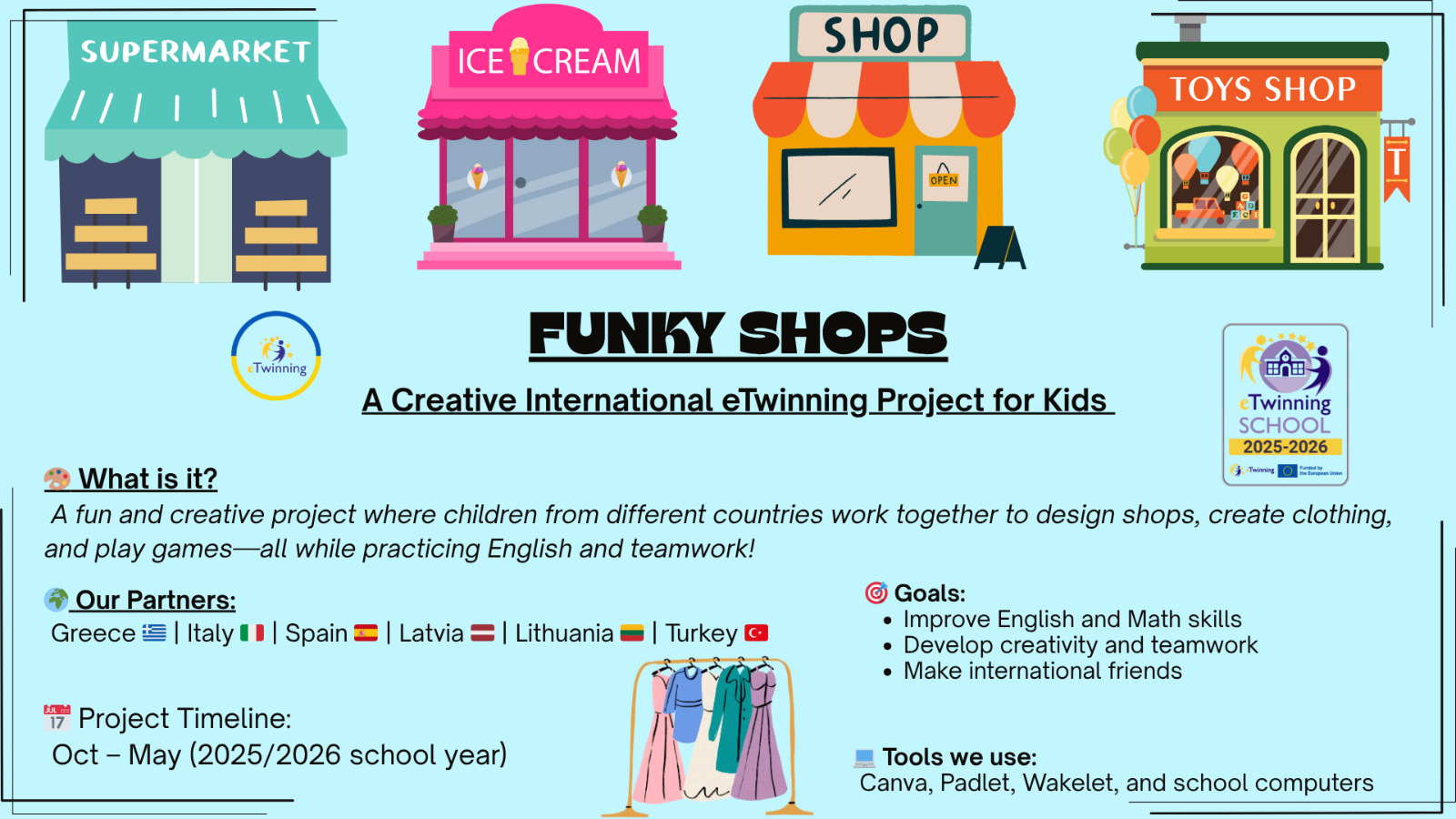 Projekts “Funky Shops” sākas!