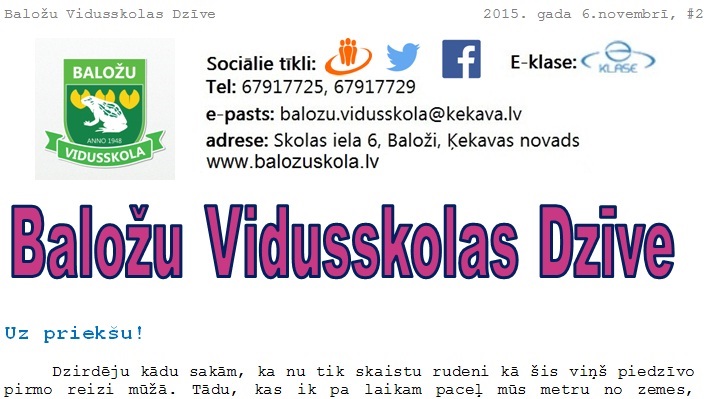 Skolas avīze Nr.2
